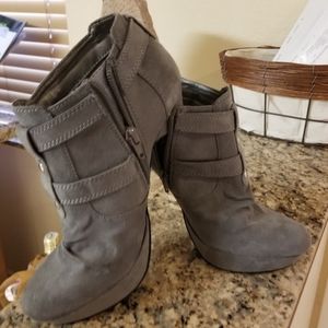 Gray Boots, by Guess